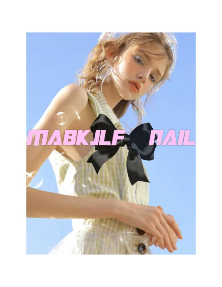 Uñas Postizas de Presión MABKJLF 4 de Julio 24 Pcs Acrílicas Uñas Postizas de Presión MABKJLF 4 de Julio 24 Pcs Acrílicas