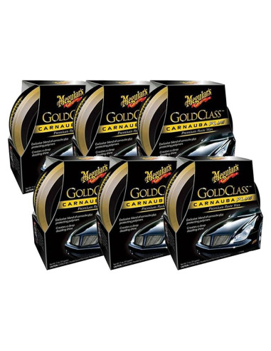 Cera de Carnauba Meguiar's Gold Class 311g - Paquete de 6