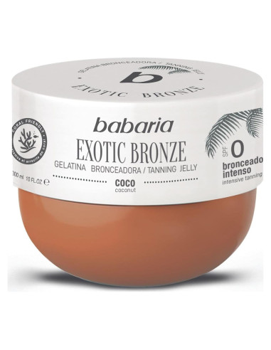 Gelatina Bronceadora Coco Babaria 300ml SPF 0 Hidratante