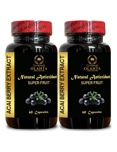 Extracto de Baya de Aaí Vitalabs - 2 Botellas 120 Cápsulas