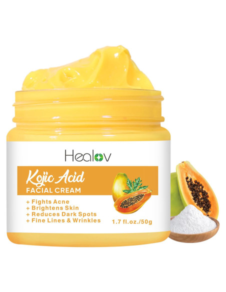 Crema Aclaradora de Ácido Kójico Healov - 68g para Manchas Crema Aclaradora de Ácido Kójico Healov - 68g para Manchas