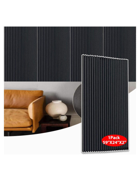 Panel Acústico FONESO 149.86x60.96cm Espuma Absorbente Panel Acústico FONESO 149.86x60.96cm Espuma Absorbente