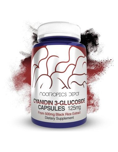 Cápsulas de Cianidina 3-Glucosido Nootropics Depot 125mg 60 Unidades