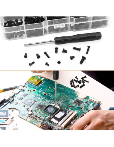 Kit de Tornillos para Laptop Mankk 360 Piezas 12 Tamaños