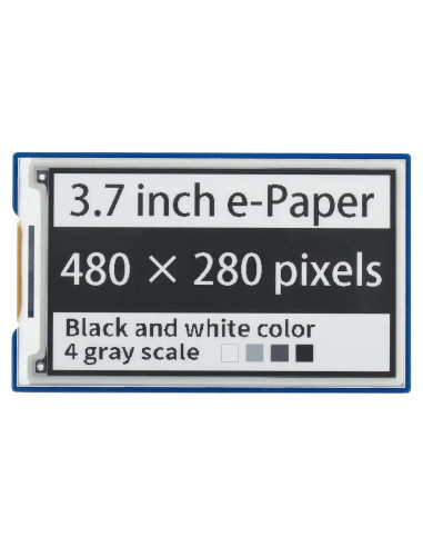 Pantalla E-Paper E-Ink 3.7" Waveshare 480x280 SPI