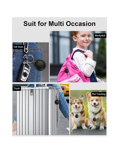 Rastreador Bluetooth AILKIN AirTag para Llaves y Equipaje