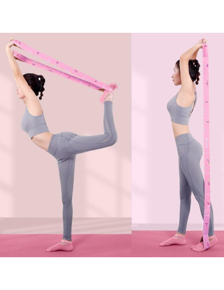 Correa de Estiramiento Elástica Xemz 135x5 cm 10 Asas Yoga Correa de Estiramiento Elástica Xemz 135x5 cm 10 Asas Yoga