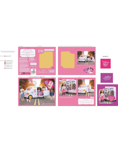 SUV de Lujo Lori Escapada Dulce para Muñecas 6" Rosa