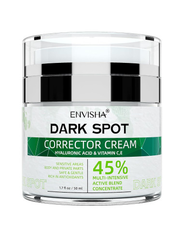 Crema Correctora de Manchas Oscuras ENVISHA 159g Hidratante