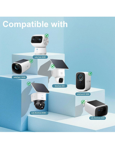 Cable de Alimentación de 7.5m Uogw para eufy SoloCam S220/S340