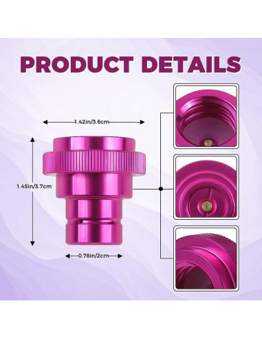 Adaptador Rápido de CO2 Morado para Soda Stream DUO/Terra/Art
