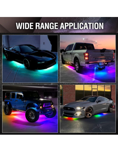 Luces de Subcuerpo OPT7 Aura RGB-IC Impermeables 12V