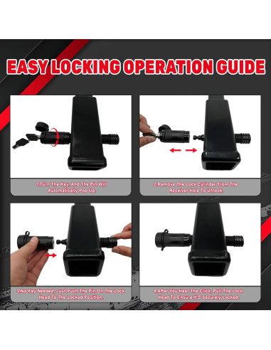 Cerradura de Enganche TYT 5/8" Diámetro - Paquete de 2