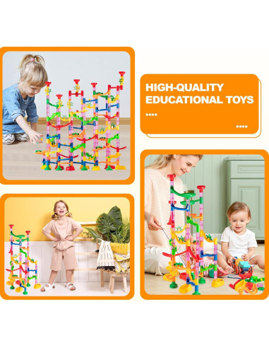 Juego de Pista de Canicas 232 Piezas PLMMOUT - Laberinto Educativo