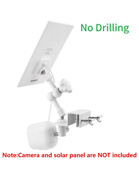 Soporte a Prueba de Climas ALERTCAM para Panel Solar y Cámara Arlo Soporte a Prueba de Climas ALERTCAM para Panel Solar y Cámara Arlo