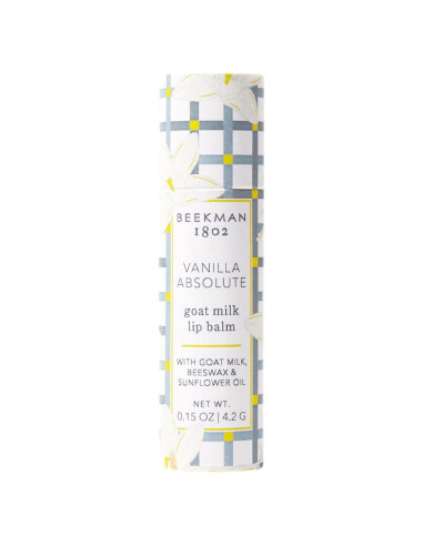 Bálsamo Labial Beekman 1802 Vainilla Absoluta 4.25g Leche de Cabra