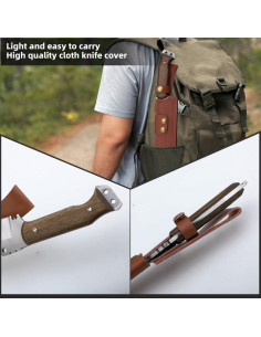 Machete de Supervivencia Zarfand 25.4 cm Acero Inoxidable 2