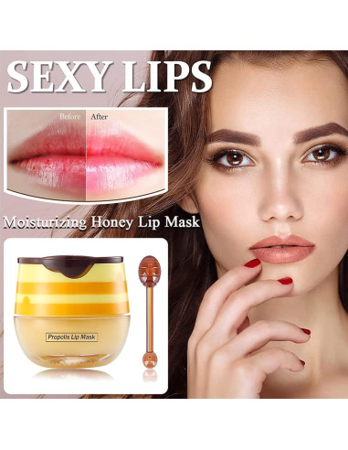 Bálsamo Labial Charm Kiss Miel y Fresa 4PCS Hidratante