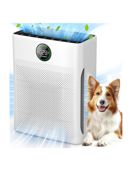 Purificador de Aire HEPA MOOKA PR1 para Mascotas 204.4m Purificador de Aire HEPA MOOKA PR1 para Mascotas 204.4m
