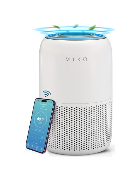 Purificador de Aire MIKO MA-04WBN con Filtro HEPA 3 en 1 Purificador de Aire MIKO MA-04WBN con Filtro HEPA 3 en 1