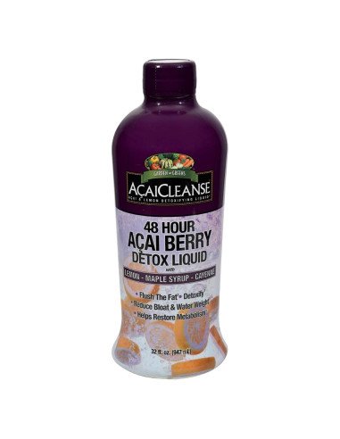 Garden Greens Acai Limpieza 946 ml - Programa Desintoxicación 48 Horas