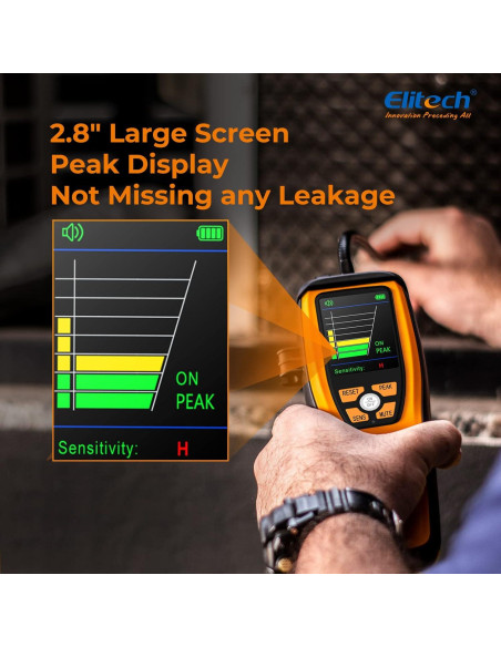 Detector de Fugas de Refrigerante Elitech ILD-200 Infrarrojo Detector de Fugas de Refrigerante Elitech ILD-200 Infrarrojo