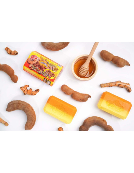 Jabón Limpiador Asantee Tamarindo y Cúrcuma con Miel 125g Jabón Limpiador Asantee Tamarindo y Cúrcuma con Miel 125g