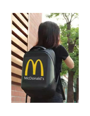 Mochila LED Inteligente Welaso 21L con Funda Impermeable