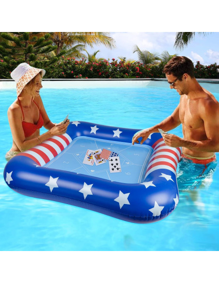 Mesa Inflable para Juegos de Cartas en Piscina Succulentlovers 104 cm Mesa Inflable para Juegos de Cartas en Piscina Succulentlovers 104 cm