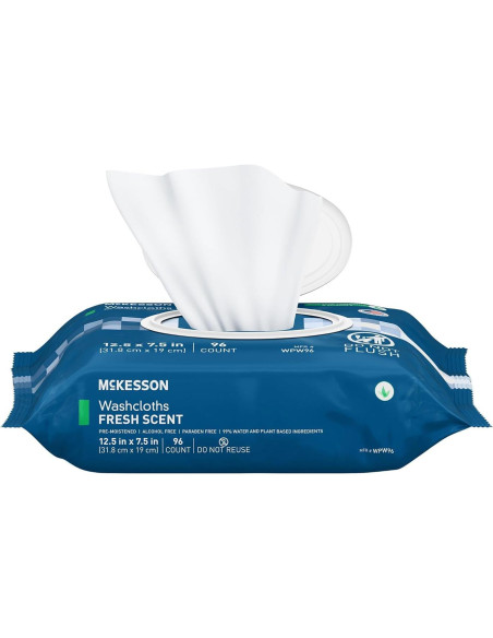 Toallitas de Limpieza McKesson Aromatizadas 96 Unidades Toallitas de Limpieza McKesson Aromatizadas 96 Unidades