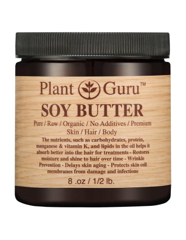 Mantequilla de Soja 227 g Plant Guru - Hidratante Natural para Piel y Cabello