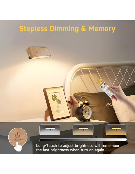 Aplique de Pared Inalámbrico Electight con Control Remoto 360 Aplique de Pared Inalámbrico Electight con Control Remoto 360
