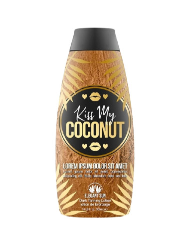 Loción Bronceadora Unisex Elegant Sun 286g Coco Hidratante