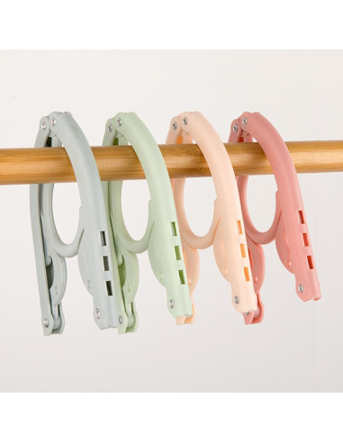 Perchas de Viaje Plegables WaWacomp 10 Pcs Compactas