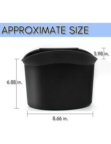 Basurero Colgante Portátil ZONETECH para Auto - Compacto 29.2x10.9x26.7 cm Basurero Colgante Portátil ZONETECH para Auto - Compacto 29.2x10.9x26.7 cm
