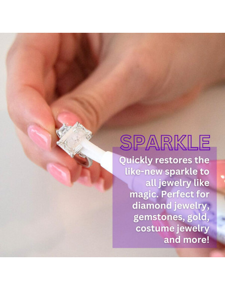 GemOro Sparkle Wand | Bolígrafo Limpiador de Joyería Portátil GemOro Sparkle Wand | Bolígrafo Limpiador de Joyería Portátil