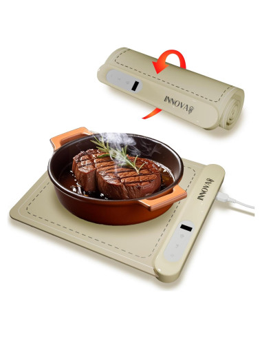 Bandeja Calentadora Eléctrica Innova8 - 6 Temperaturas, 500W