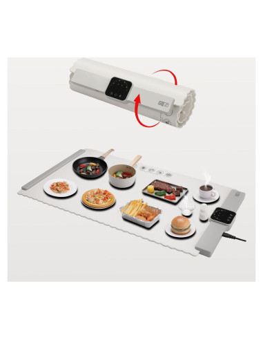 Bandeja Calentadora Eléctrica BTUP 66cm Silicona 5 Temperaturas