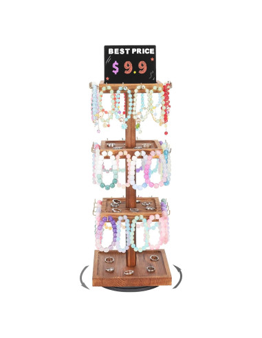 Soporte para Pulseras BDBDYEAY Giratorio 360 4 Niveles