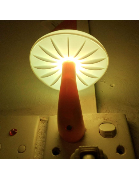 Luz Nocturna LED Ausaye Enchufable 13x4.5cm Blanca Cálida Luz Nocturna LED Ausaye Enchufable 13x4.5cm Blanca Cálida