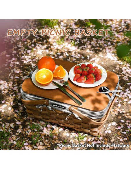 Cesta de Picnic G GOOD GAIN con Mesa de Vino Plegable 17.4L Cesta de Picnic G GOOD GAIN con Mesa de Vino Plegable 17.4L