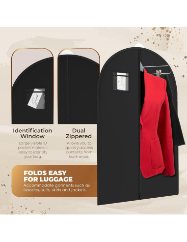 Bolsa de Viaje para Trajes Your Bags 101.6x60.96cm Negro