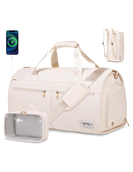 Bolsa de viaje convertible FIXITOK 3 en 1 con puerto USB Bolsa de viaje convertible FIXITOK 3 en 1 con puerto USB