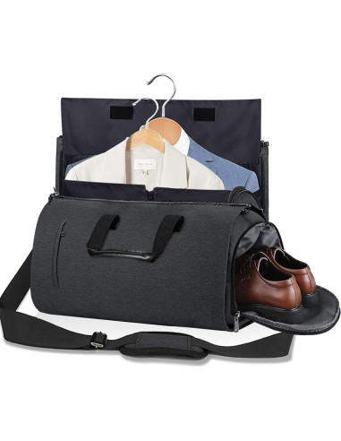 Bolsa de Ropa Duffel MOVOYEE 45L - Convertible con Compartimento para Zapatos
