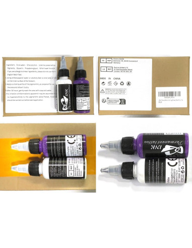 Set de Tinta de Tatuaje 14 Colores BAODELI 30ml cada uno