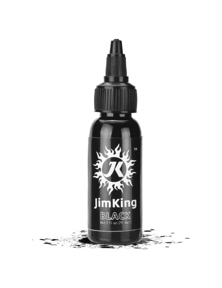 Tinta para Tatuajes JimKing 30ml Pigmento Negro Natural Tinta para Tatuajes JimKing 30ml Pigmento Negro Natural