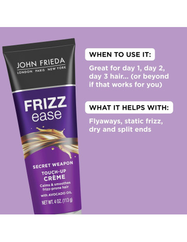 Crema Alisadora John Frieda Frizz Ease 113.4 g x2 - Sin Frizz