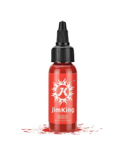 Tinta para Tatuajes JimKing 30ml Color Rojo Natural