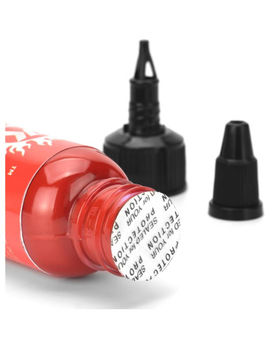 Tinta para Tatuajes JimKing 30ml Color Rojo Natural