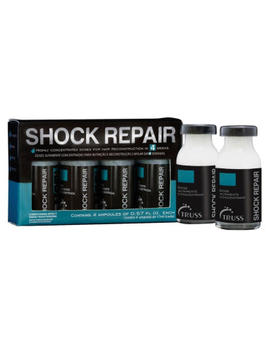 Suero Reparador TRUSS - Tratamiento Capilar 4 Ampollas 99g